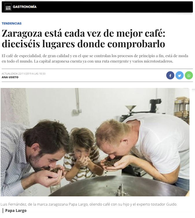 Our Specialty Coffee News in the Heraldo