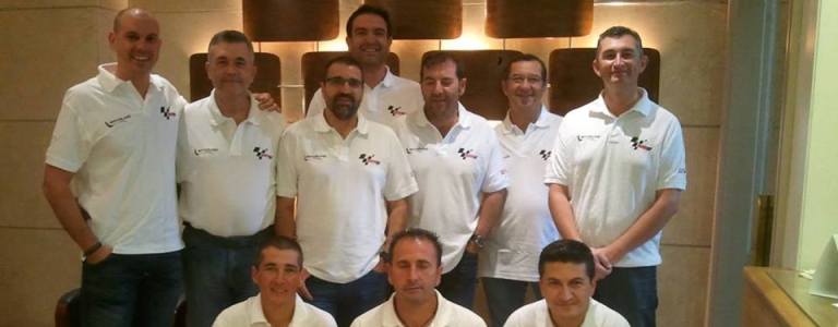 entrevista con salva y su grupo de moteros en el gp de aragón