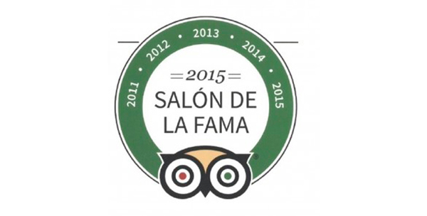Hotel Sauce in the TRIP ADVISOR Hall of Fame