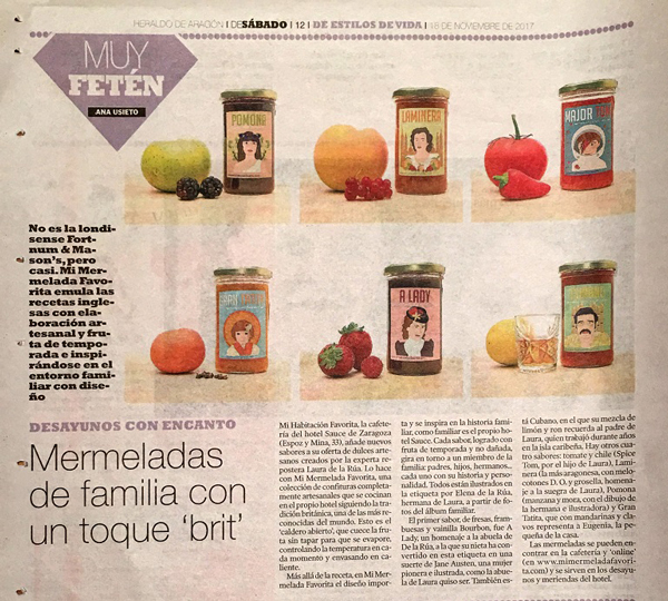 Mi MERMELADA favorita in the HERALDO newspaper
