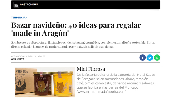 MIel FLOROSA in the HERALDO newspaper