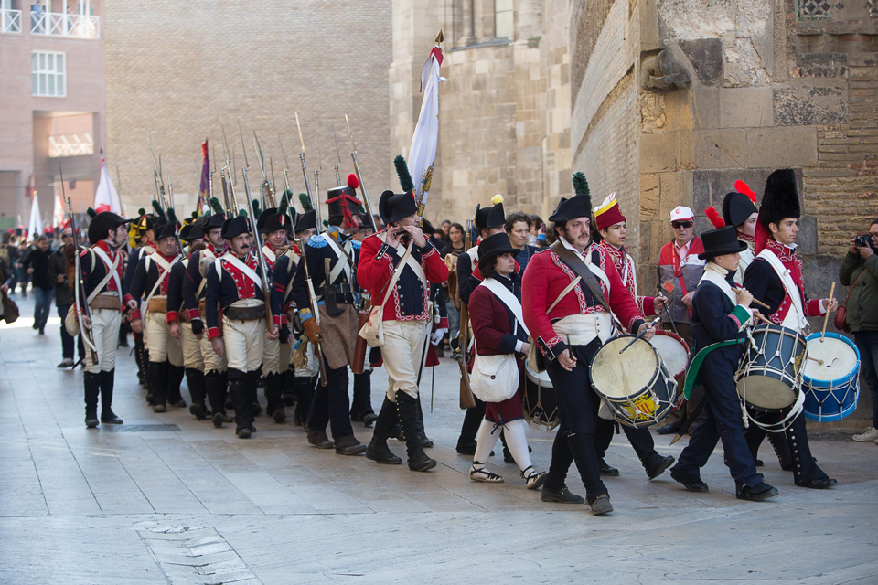 Reconstitution historique du siège de Saragosse