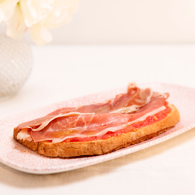 desayunos tostada jamon zaragoza hotelsauce