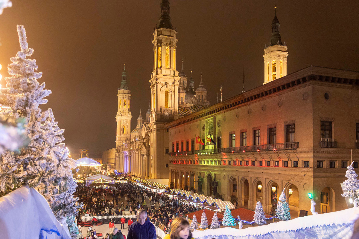 navidad zaragoza plaza del pilar 2