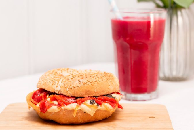 snack salati con frullato
