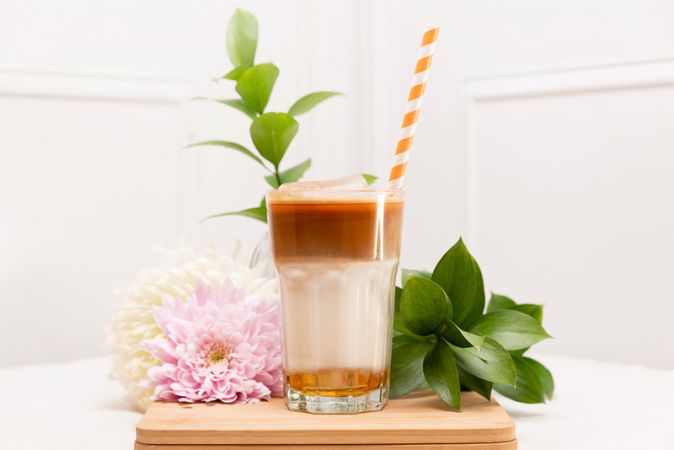 caffè freddo con latte